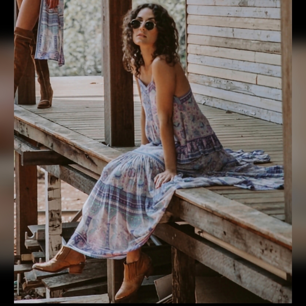 SOLD❣️Spell Poinciana Lilac Skirt Set M/XL 💜